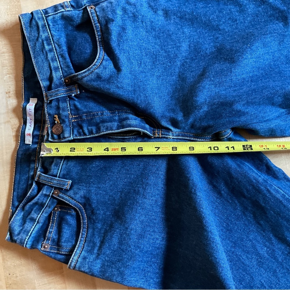 Bill Blass Dark Blue Straight Leg Jeans - Picture 9 of 12
